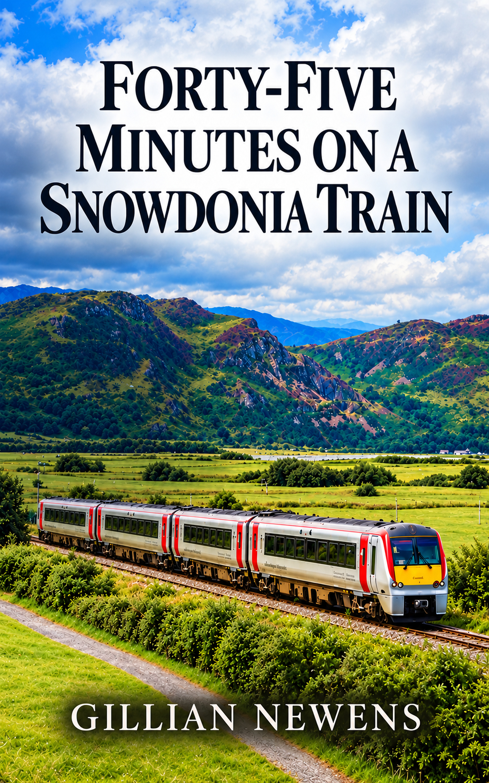 Forty-Five Minutes on a Snowdonia Train by Gillian Newens book cover