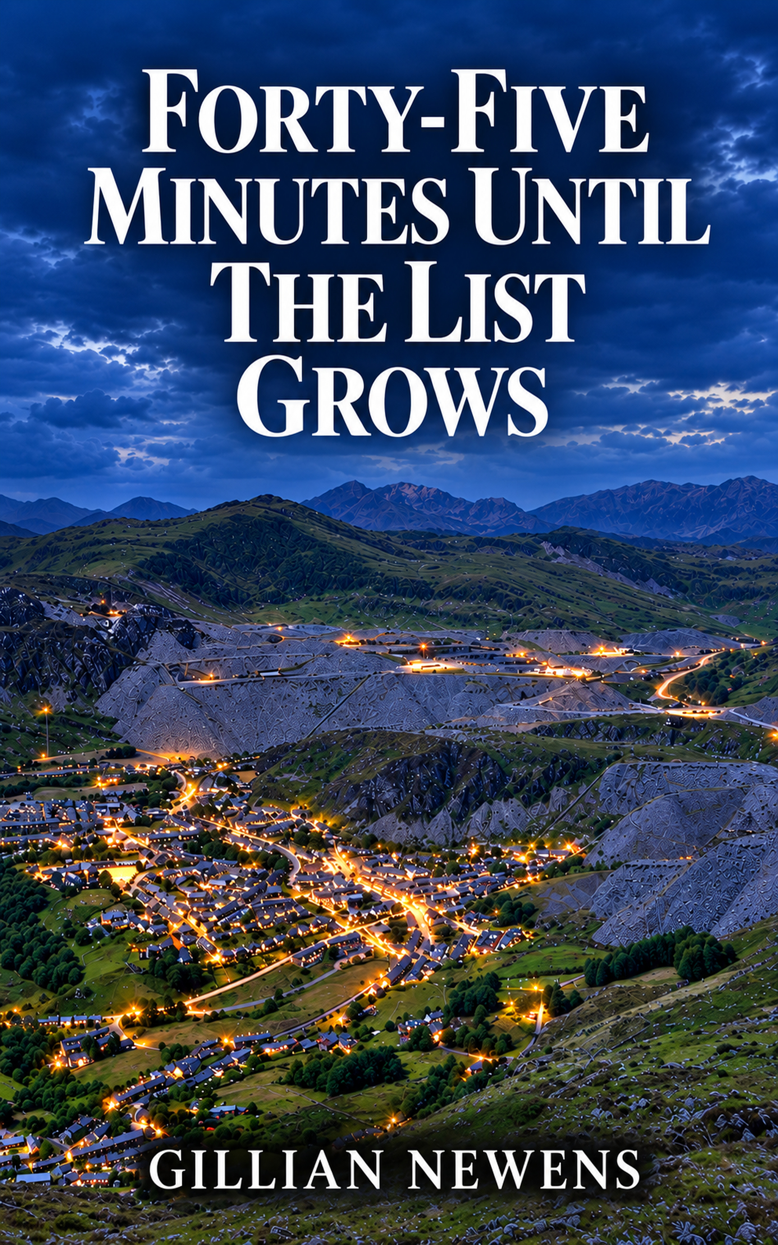 Forty-Five Minutes Until the List Grows by Gillian Newens book cover
